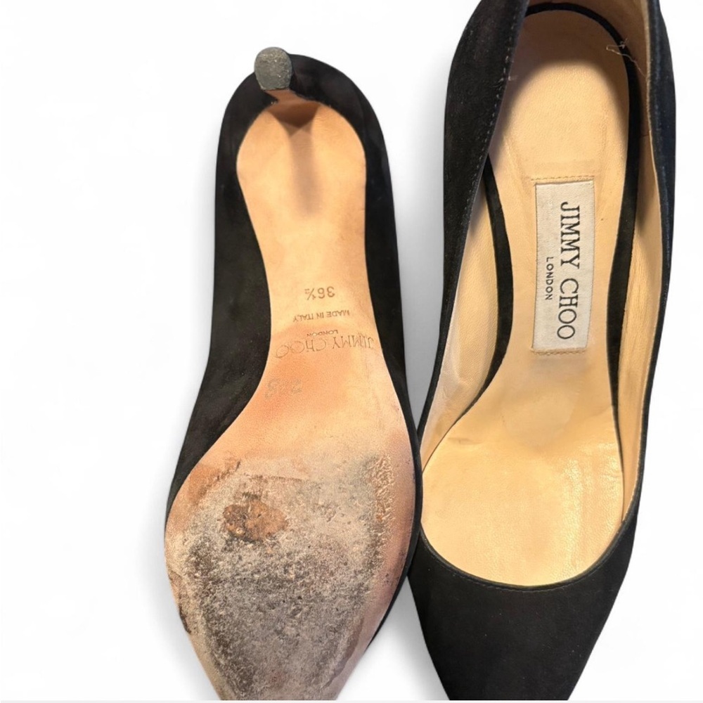 Jimmy Choo Black Heels for Women - Picture 3 of 4